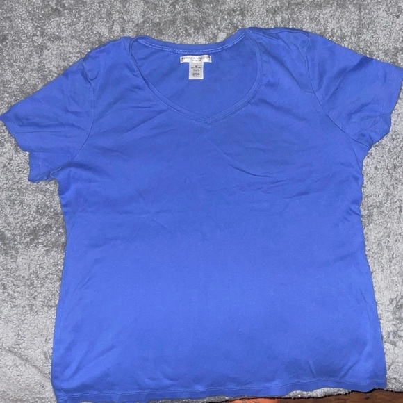 🥶🩵🔵REBECCA MALONE🥶💙🔵 SIZE 1XL. 100% cotton. Color blue. Very soft heavy. - Picture 2 of 4